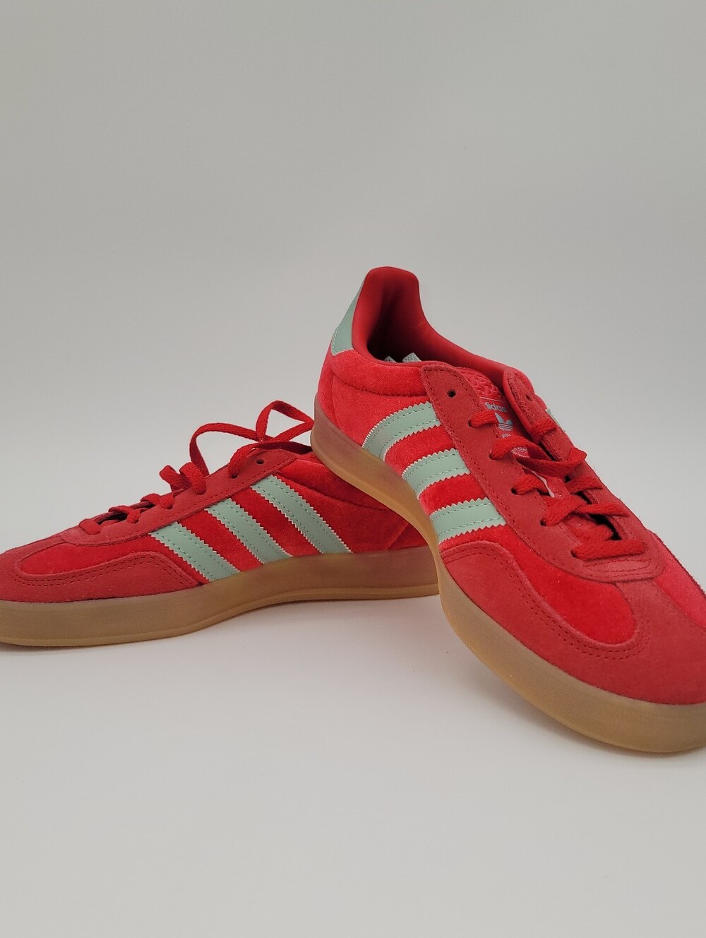 Adidas Red Low-Top Sneakers Gazelle